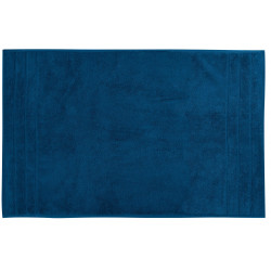 Tapis de bain coton longues fibres Callisto 50 x 80 cm / 1000 gr/cm² Vent du sud Cobalt