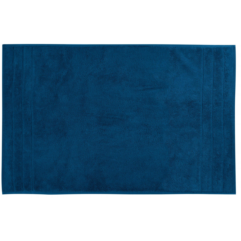 Tapis de bain coton longues fibres Callisto 50 x 80 cm / 1000 gr/cm² Vent du sud Cobalt