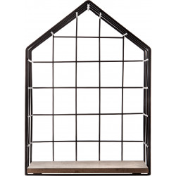 Lot de 3 étagères Maison Noir Atmosphera
