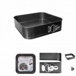 Moule carré démontable 26 cm - Fond amovible Secret de Gourmet