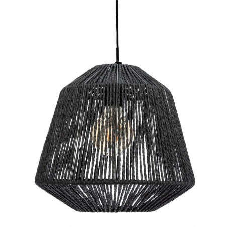 Suspension corde etnik "Jily" diamètre 29 cm hauteur 26 cm Atmosphera