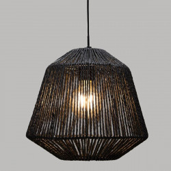 Suspension corde etnik "Jily" diamètre 29 cm hauteur 26 cm Atmosphera