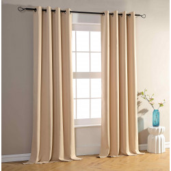 Rideau occultant 140 x 260 cm par 1/2/3/4/6/8/10 ou 12 prix dégréssif