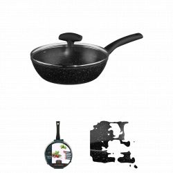 Sauteuses Alu forgé "Caractère" Secret de Gourmet 24 cm