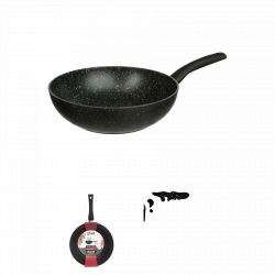 Wok Alu forgé "Caractère" 28 cm Secret de Gourmet