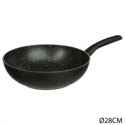 Wok Alu forgé "Caractère" 28 cm Secret de Gourmet