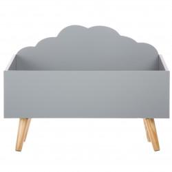 Coffre à jouets en bois "Nuage" Atmosphera
