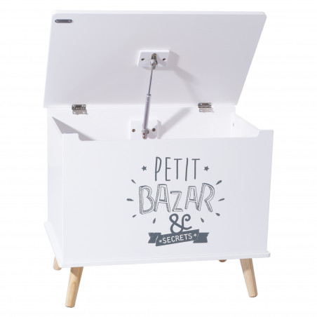 Coffre à jouets en bois "Petit bazar" Atmosphera for Kids