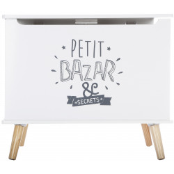 Coffre à jouets en bois "Petit bazar" Atmosphera for Kids