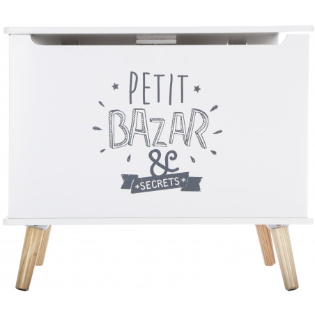 Coffre à jouets en bois "Petit bazar" Atmosphera for Kids