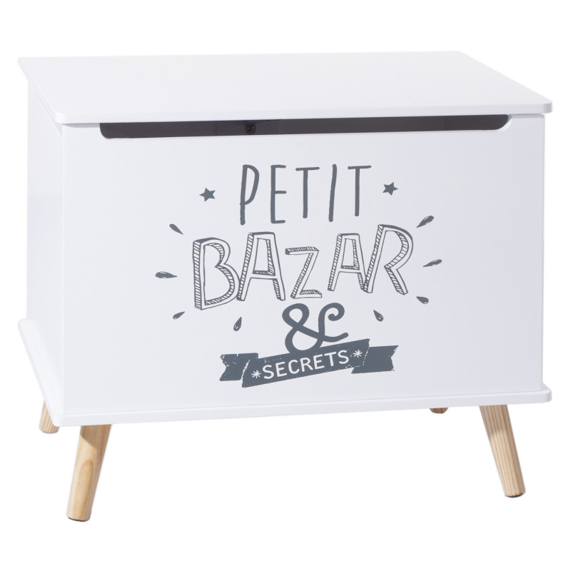 Coffre à jouets en bois "Petit bazar" Atmosphera for Kids