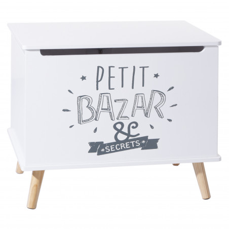Coffre à jouets en bois "Petit bazar" Atmosphera for Kids