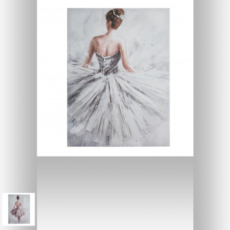 Toile peinte Danseuse 58 x 78 cm Atmosphera