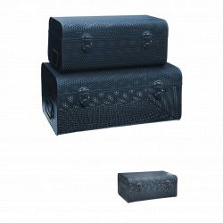 Lot de 2 cantines métal perforée Atmosphera