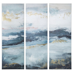 Toile imprimée "Triptyque" 90 x 90  cm Atmosphera