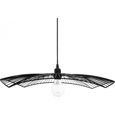 Suspension filaire "Cuzco" noire, métal Diamètre 58 cm Atmosphera