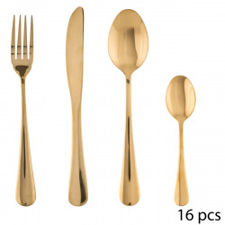 Ménagère 16 pièces "Gold"