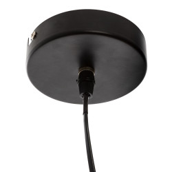 Suspension goutte métal "Kiru" argent Diamètre 23 cm Atmosphera