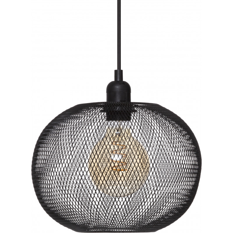 Suspension "Emie" noire, métal Diamètre 25 cm Atmosphera