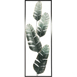 Déco murale "Bananier", métal 31 x 89 cm Atmosphera