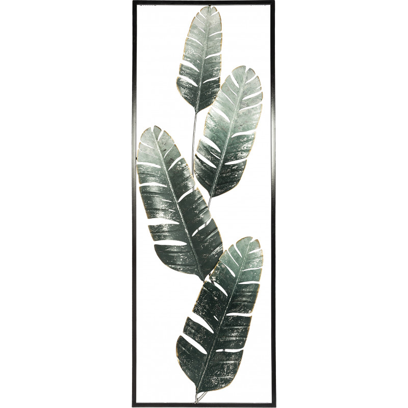 Déco murale "Bananier", métal 31 x 89 cm Atmosphera