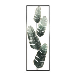 Déco murale "Bananier", métal 31 x 89 cm Atmosphera
