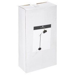 Lampadaire arc "Flower" noir métal Hauteur 155 cm Atmosphera