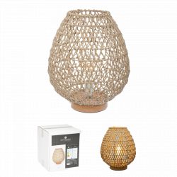 Lampe "Etel", métal & papier Hauteur 36 cm d'Atmosphera