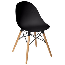 Chaise "Ezra" style scandinave pieds en hêtre Atmosphera