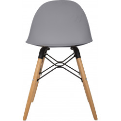 Chaise "Ezra" style scandinave pieds en hêtre Atmosphera