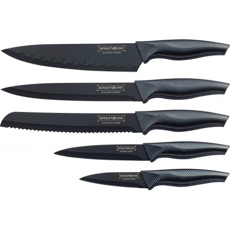Ensemble couteaux 5 pièces + économe  céramique Royalty Line