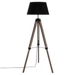 Lampadaire trépied "Runo" bois et noir hauteur 145 cm Atmosphera
