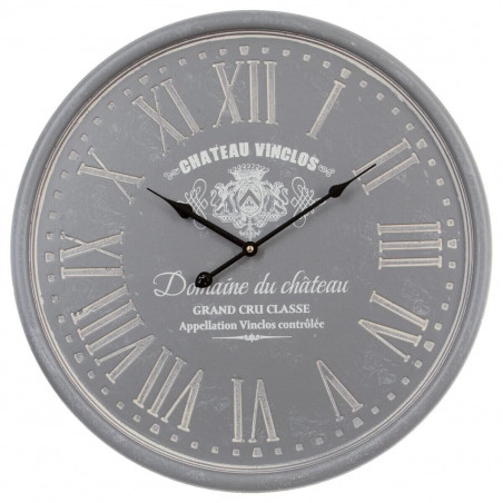 Horloge gravée Diamètre 52 cm Atmosphera