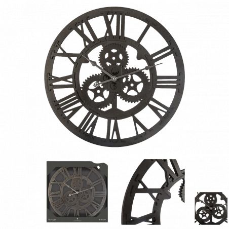 Horloge ronde "Mécanisme" 45 cm Atmosphera