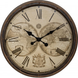 Horloge Monde "Tomy" Diamètre 51.5 cm Atmosphera