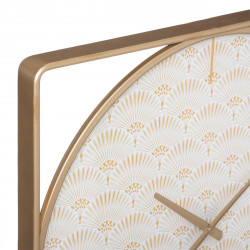Horloge 'Christie' métal doré 58 x 58 cm Atmosphera