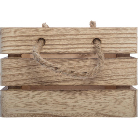 Lot de 3 Caisses Cagette de rangement en bois Colonial Atmosphera