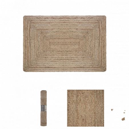 Tapis  jute "Histoire Naturelle" 60 x 90 cm Atmosphera