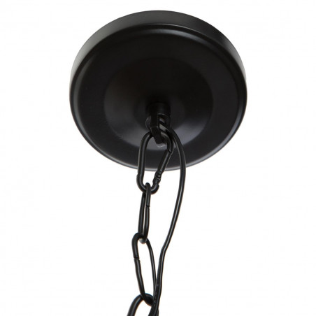 Suspension "Basalt" noire métal Diamètre 30 cm d'Atmosphera