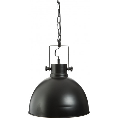 Suspension "Basalt" noire métal Diamètre 30 cm d'Atmosphera