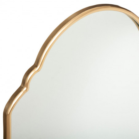 Miroir "Nelia" métal doré 68 x 43 cm Atmosphera