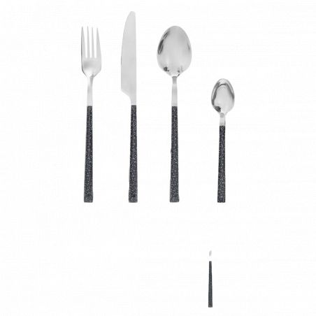 Ménagère 24 pièces "Moucheté" Secret de gourmet
