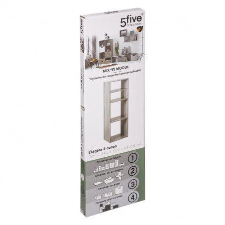 Étagère 2 cases + 2 étagères Mix Atmosphera