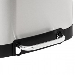 Lot de 2 poubelles "Ariane" 30 litres + 6 Litres Inox Atmosphéra