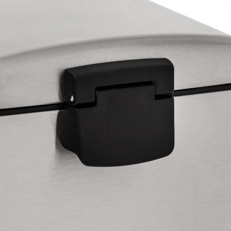 Lot de 2 poubelles "Ariane" 30 litres + 6 Litres Inox Atmosphéra