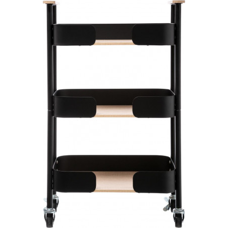 Desserte 3 niveaux avec roulettes Hauteur 74.6 cm Atmosphéra