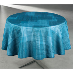 Nappe antitache imprimée Géo ronde 160 cm