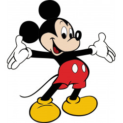 Parure de couette 140 x 200 "Mickey Mouse 2" Microfibre / 100% Polyester
