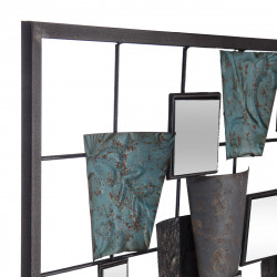 Déco murale "Miroir" métal 50 x 50 cm Atmosphera