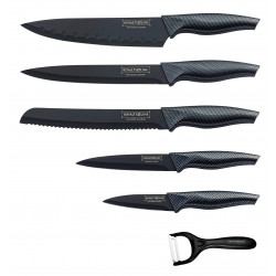 Ensemble couteaux 5 pièces + économe  céramique Royalty Line